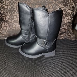 Black baby boots